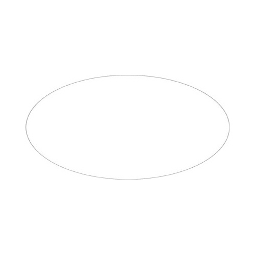 アドテープ　楕円　透明　小画像