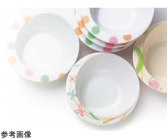 小鉢 デュオ 132×118×43mm 120個入 透明なプラスチック素材の小鉢が並ぶ、上から見下ろした状態