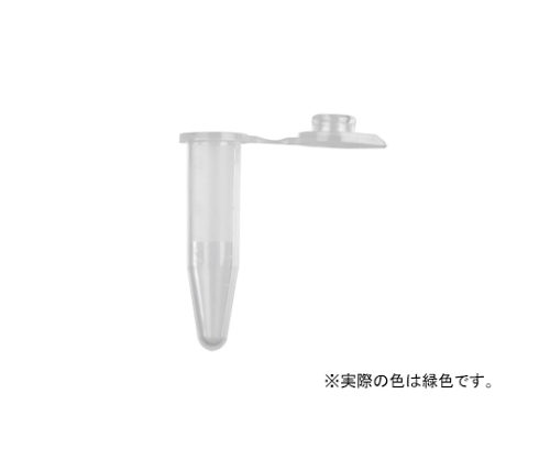 0.6mL スナップロックマイクロチューブ 緑色 1ケース（1000個×10パック入）画像