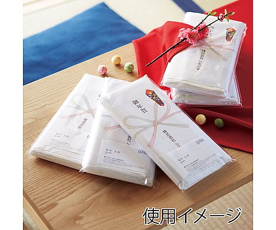 タオル用CPP　ポケット付　無地　100枚 清潔感のある無地のパッケージが整然と並んでいる様子