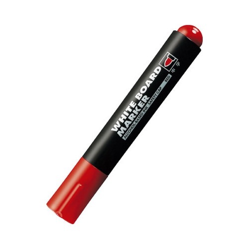 ホワイトボード用マーカー　中字　赤画像