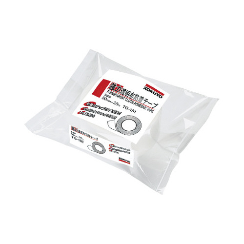 強力透明布粘着テープ５０ｍｍ×２５ｍ画像