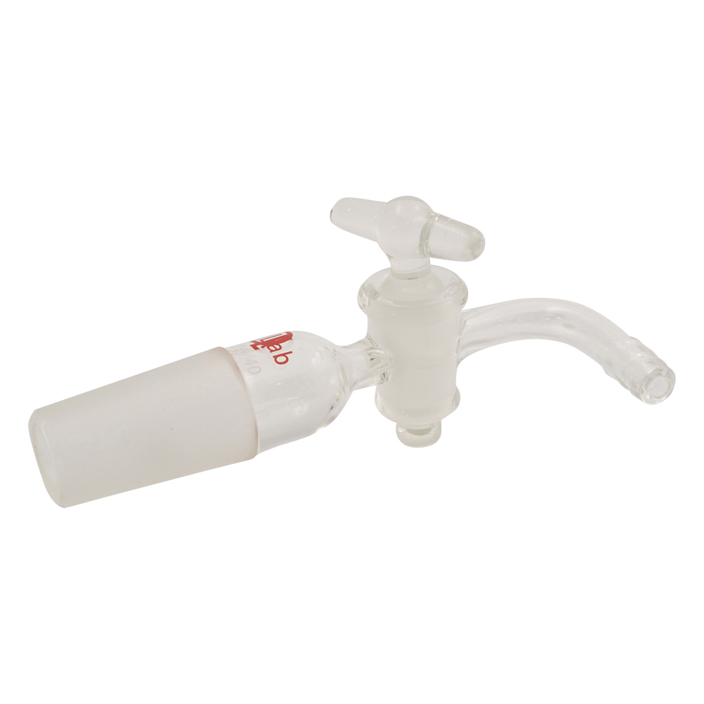 ジョイント付吸引コック ガラスコック・曲管 TS24/40画像