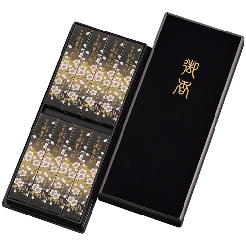 特撰淡墨の桜　塗箱　8サック入　1セット