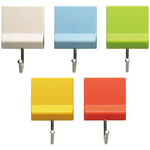 ｷｰﾌｯｸ ﾏｸﾞﾈｯﾄﾀｲﾌﾟ 耐荷重約300g 色込 1ﾊﾟｯｸ(5個)画像