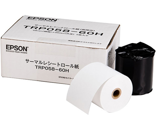 TM-m10シリーズ用 サーマルレシートロール紙/高保存タイプ/58mm幅/外径60mm/5巻入り