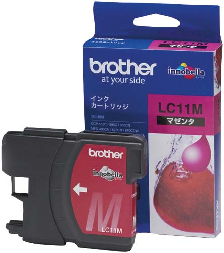 純正インク　ＬＣ１１Ｍ　マゼンタ　２個画像