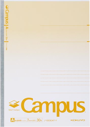 スマートキャンパス　Ａ罫　３０枚　黄　１０冊画像