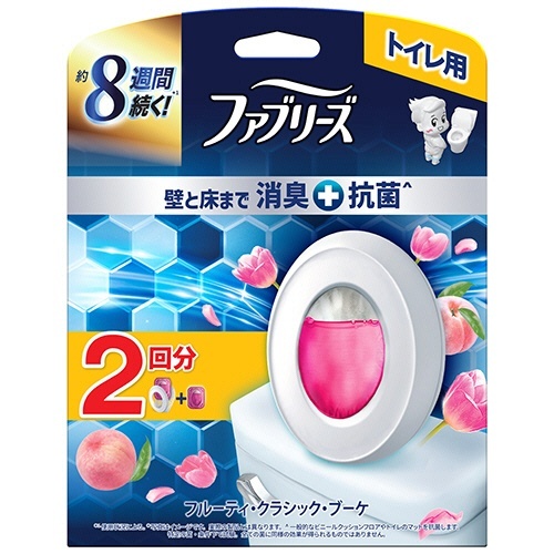 ファブリーズ トイレ用消臭剤+抗菌 フルーティ・クラシック・ブーケ (本体+詰替1個) 1パック画像