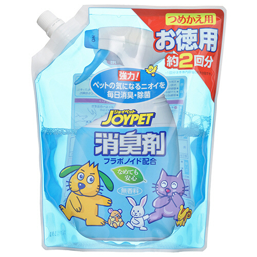 JOYPET 液体消臭剤 つめかえ用 お徳用 650ml 1ﾊﾟｯｸ画像
