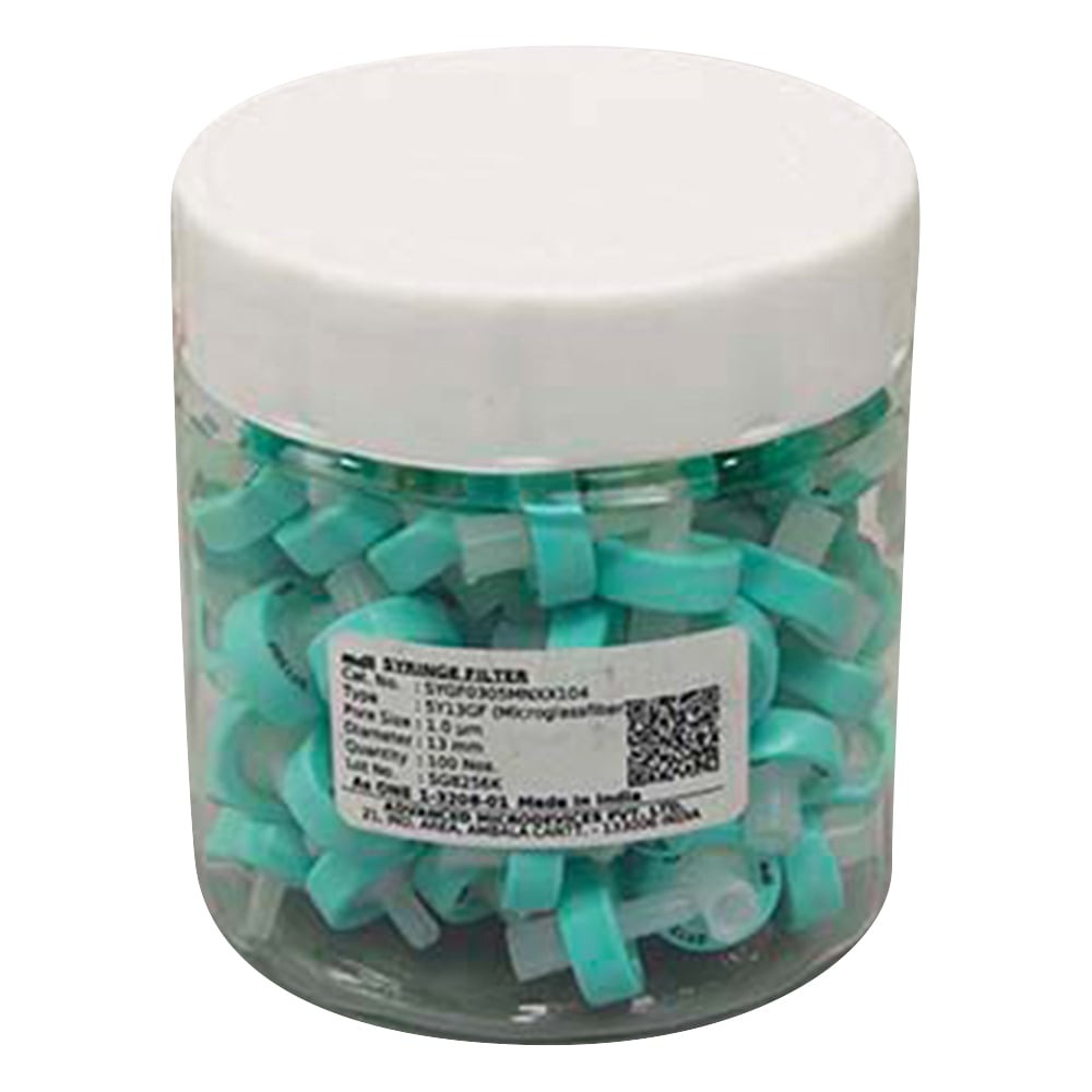 シリンジフィルター GF φ13mm/1μm 1箱（100個入）画像