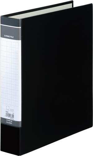 ＤリングファイルＢＦ　背幅５３ｍｍ　黒　６冊画像