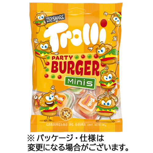 ﾄﾛｰﾘ ﾊﾟｰﾃｨｰﾊﾞｰｶﾞｰﾐﾆ 50g/ﾊﾟｯｸ 1ｾｯﾄ(15個:5個×3ﾊﾟｯｸ)画像
