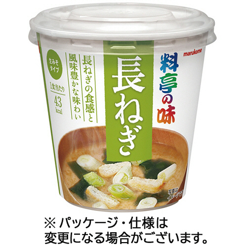 ｶｯﾌﾟ 料亭の味 長ねぎ 23g 1ｾｯﾄ(6食)画像