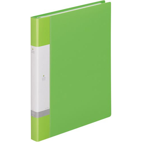 クリヤーブック交換式　黄緑　Ａ４縦背幅２５ｍｍ画像