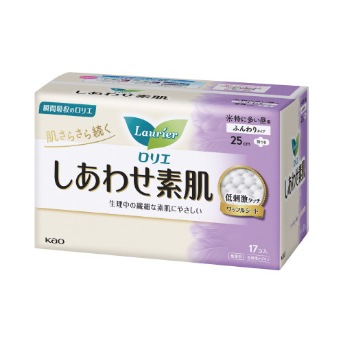 ロリエしあわせ素肌　特に多い昼用　羽つき（１７個）画像