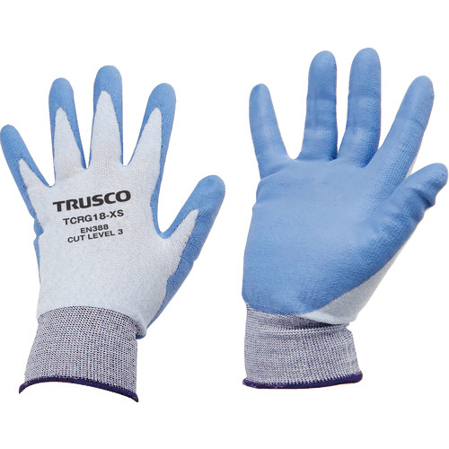 耐切創手袋 ﾎﾟﾘｳﾚﾀﾝｺｰﾃｨﾝｸﾞ 18ｹﾞｰｼﾞ編 XSｻｲｽﾞ 1双画像