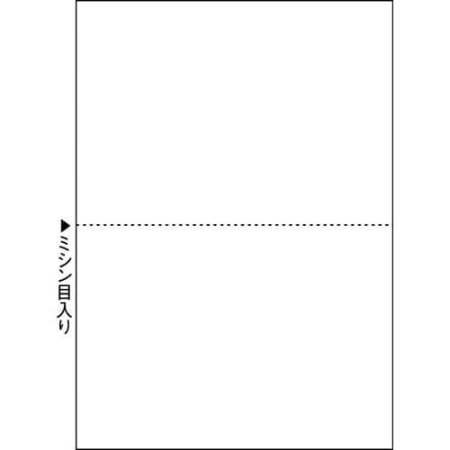 マルチプリンタ帳票　Ａ４　白紙２面　１００枚画像
