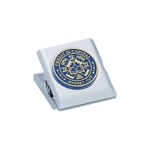 マグネットクリップ大　口幅４４ｍｍ　青画像