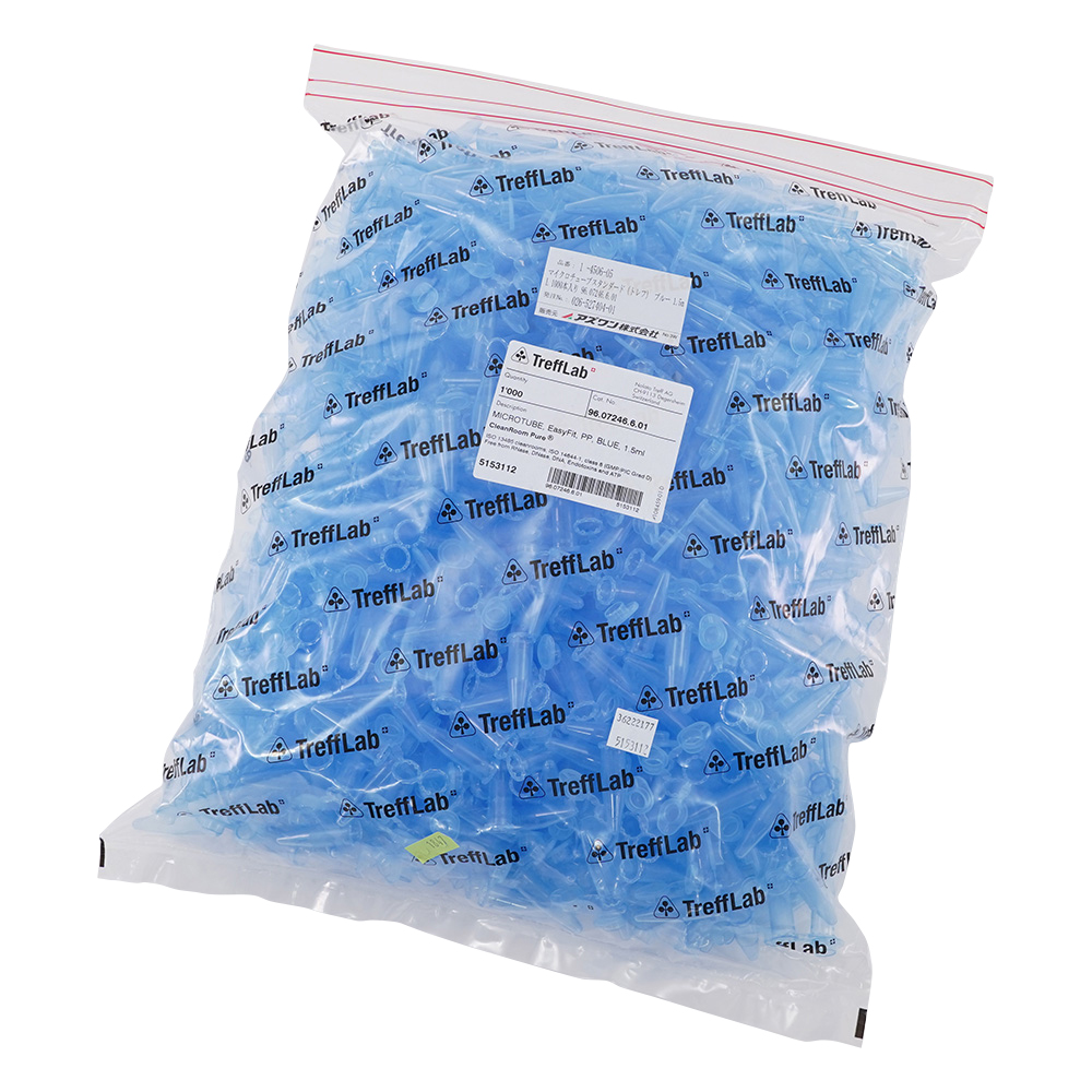 マイクロチューブスタンダード(トレフ)　ブルー　1.5mL　1000本入り