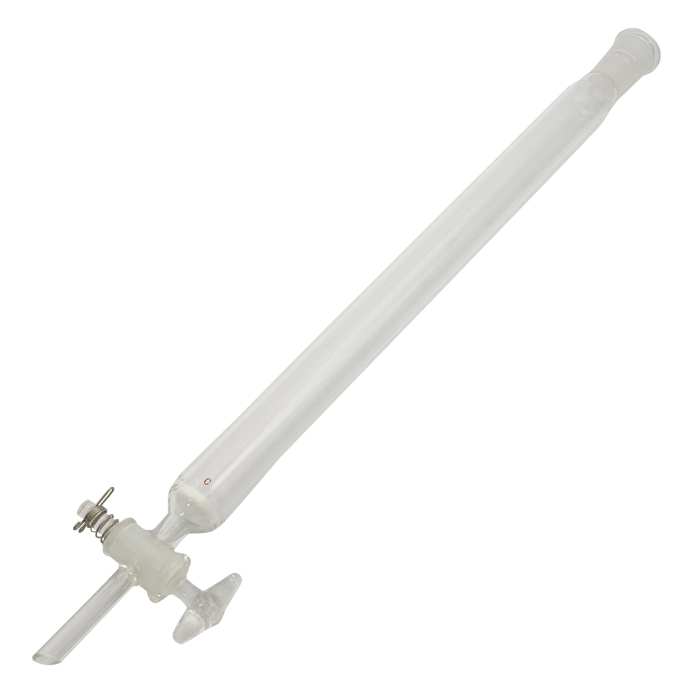 クロマトグラフ管（摺合有り）　ガラスコックタイプ　φ20mm画像