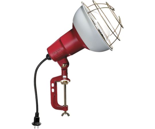 防雨型作業灯 リフレクターランプ300W 100V電線0.3m バイス付画像