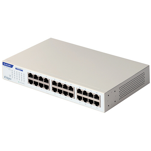 ﾚｲﾔｰ2 Giga対応 ｱﾝﾏﾈｰｼﾞｽｲｯﾁ 24ﾎﾟｰﾄ 1ｾｯﾄ(3台)画像