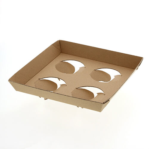 HEIKO カップホルダー Dカップキャリーホルダー 4個用 クラフト 20枚画像