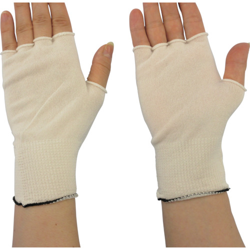 快適ｲﾝﾅｰ手袋15ｹﾞｰｼﾞ 指無し Lｻｲｽﾞ 1ﾊﾟｯｸ(10双)画像