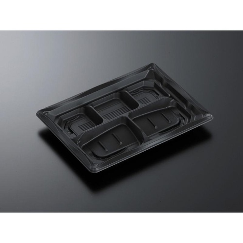 中央化学 弁当容器 CT いろは 23-17I BK 本体画像