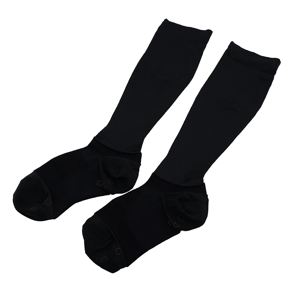 足もとソリューション（看護師用ソックス）　黒　S