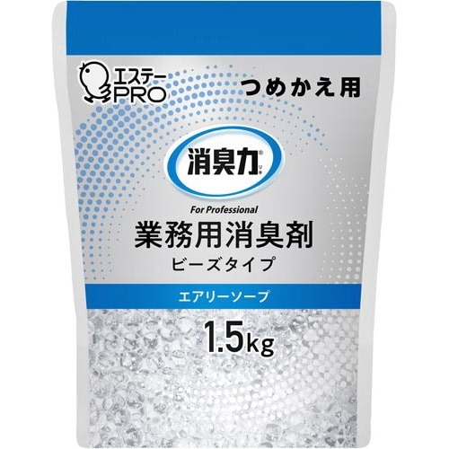 消臭力ビーズ詰替　エアリーソープ１．５ｋｇ×６画像