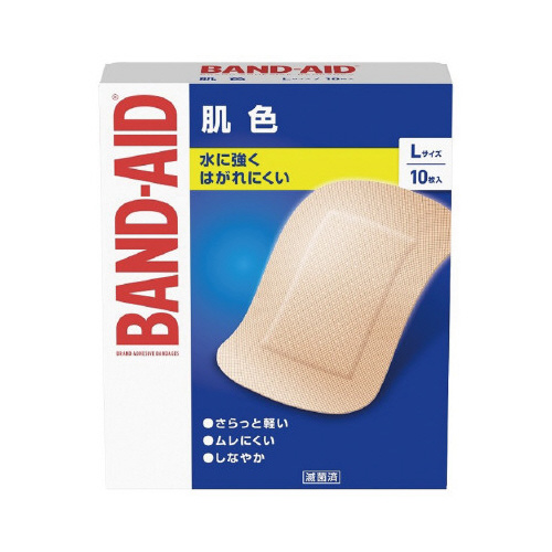 バンドエイド　肌色　Ｌサイズ　１０枚画像