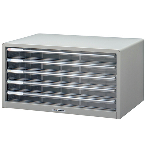 ｱﾊﾞﾝﾃV2 ﾚﾀｰｹｰｽ A3ﾖｺ 浅5段 ﾆｭｰｸﾞﾚｰ 1台画像