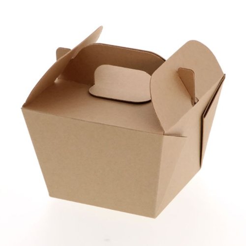 ケーキ箱 NFネオクラフト キャリーフードBOX M バラ HEIKO（シモジマ） 白地に華やかなバラ柄のデザインが施された箱が見える状態