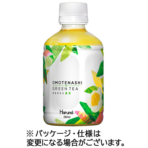 ﾙｶﾌｪ ｵﾓﾃﾅｼ緑茶 280mL ﾍﾟｯﾄﾎﾞﾄﾙ 1ｾｯﾄ(72本:24本×3ｹｰｽ)画像