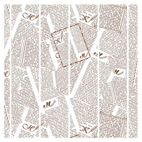 ＷＡＸペーパー フェザーイニシャル白 ３０－３０ １００枚画像