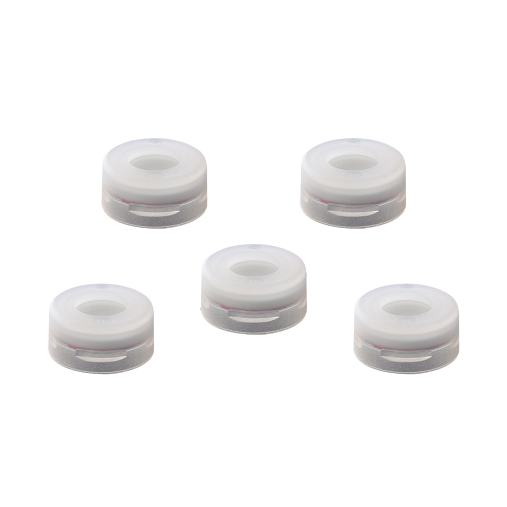 オートサンプラーバイアル用 透明スナップキャップ 100個入（LLG Labware）画像