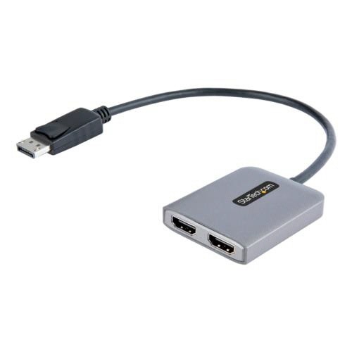 MSTハブ/DisplayPort1.4接続　2画面/4K60Hz　HDMI/30cmケーブル/HDMI分配器　1個