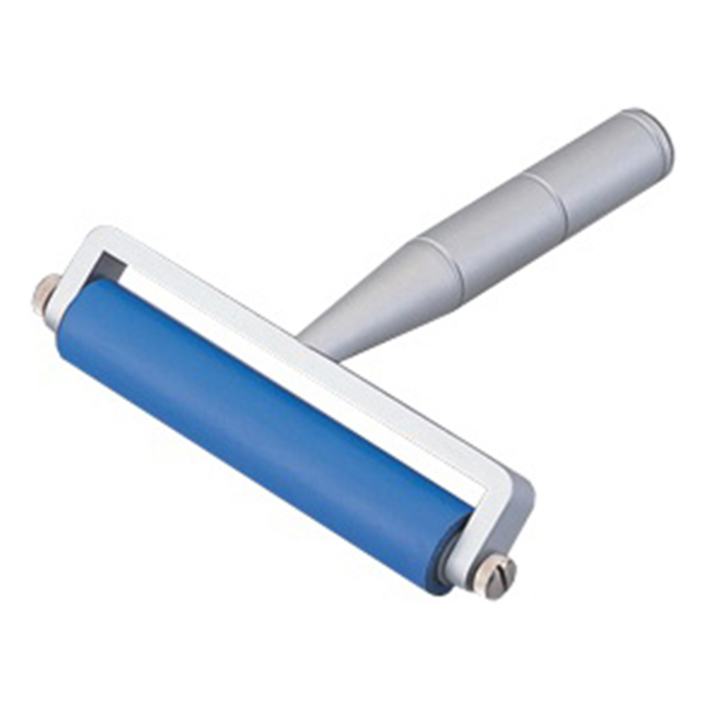 粘着ゴムロール　青　(粘着力中)画像