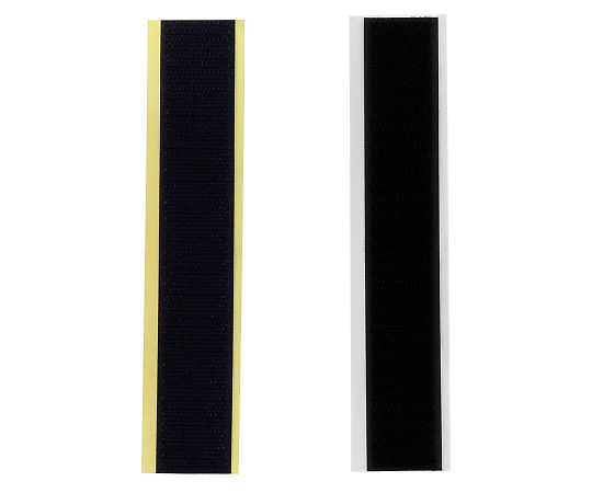 強力面ファスナー バリバリテープ 粗面用 25×150mm 黒 1セット（2組入）画像