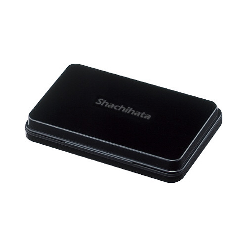 シヤチハタスタンプ台（油性顔料）　中型　黒３個画像