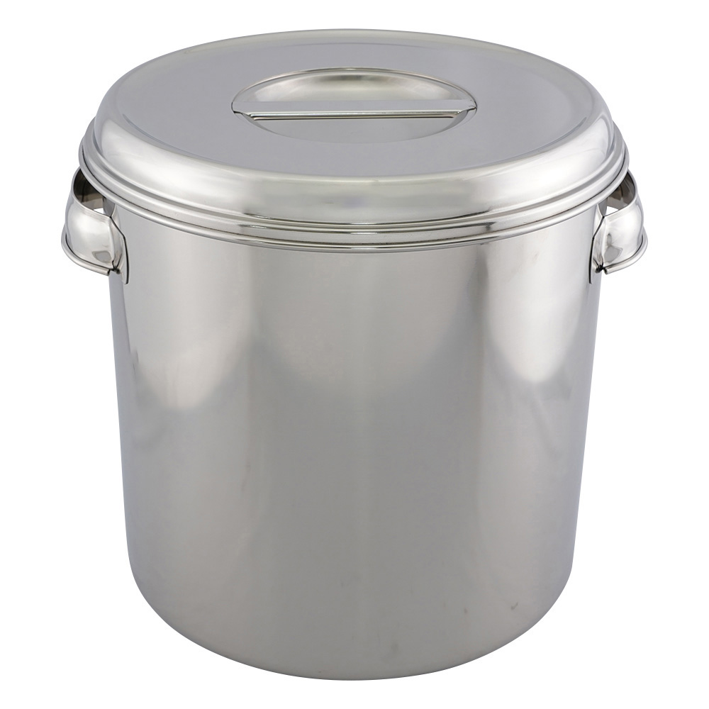 ステンレスポット（取手付き）画像