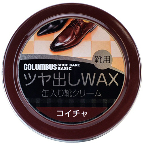 靴ｸﾘｰﾑ ﾍﾞｰｼｯｸ 缶 ｺｲﾁｬ 40g 1個画像