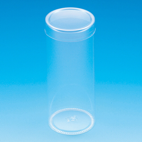 箱 ｸﾘｽﾀﾙﾎﾞｯｸｽ PET円筒ｹｰｽ 50×120 1ﾊﾟｯｸ(10個)