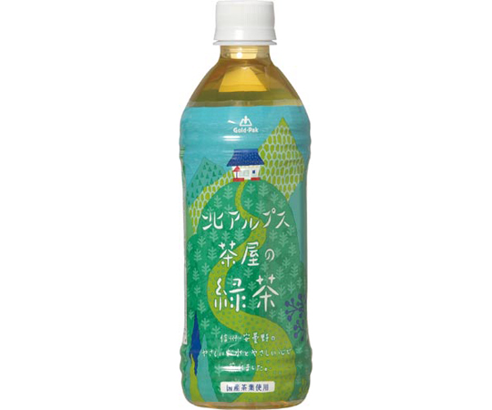 北アルプス茶屋の緑茶　500mL　24本画像