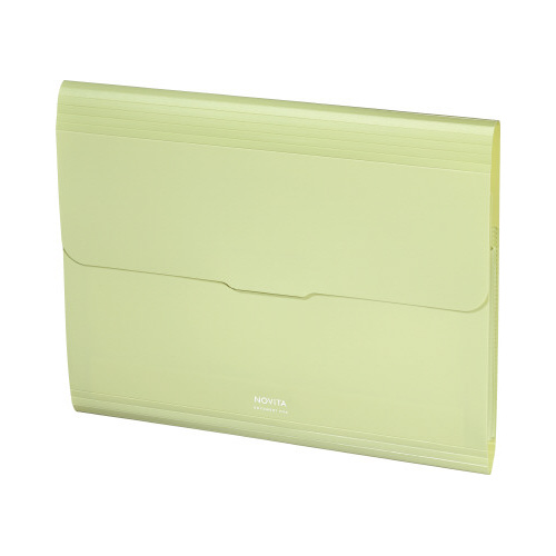 書類ファイル＜ノビータ＞Ａ４・１２Ｐリーフグリーン画像