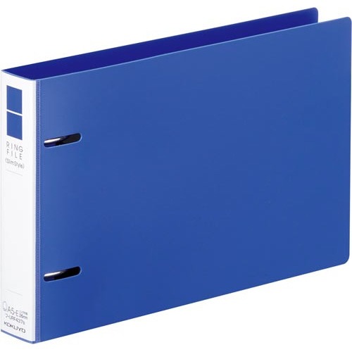 リングファイル＜スリム＞Ａ５Ｅ・２２０青×１０画像