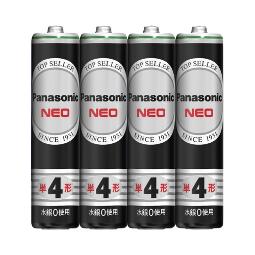 マンガン電池　単４形　４本入　Ｒ０３ＮＢ／４Ｓ画像