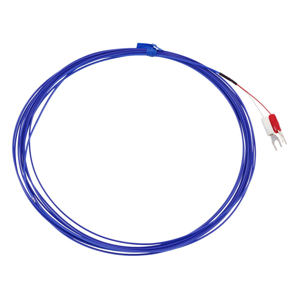 被覆熱電対（デュープレックス）　フッ素樹脂・ＦＥＰ被覆　Y端子　5m画像